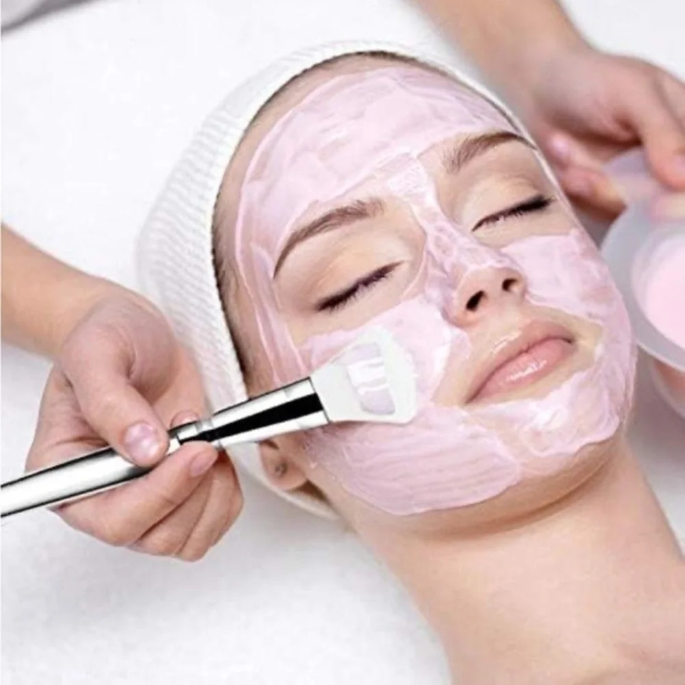 2 Pcs Norate Silicone Face Mask Applicator Brush for Facials Skincare New